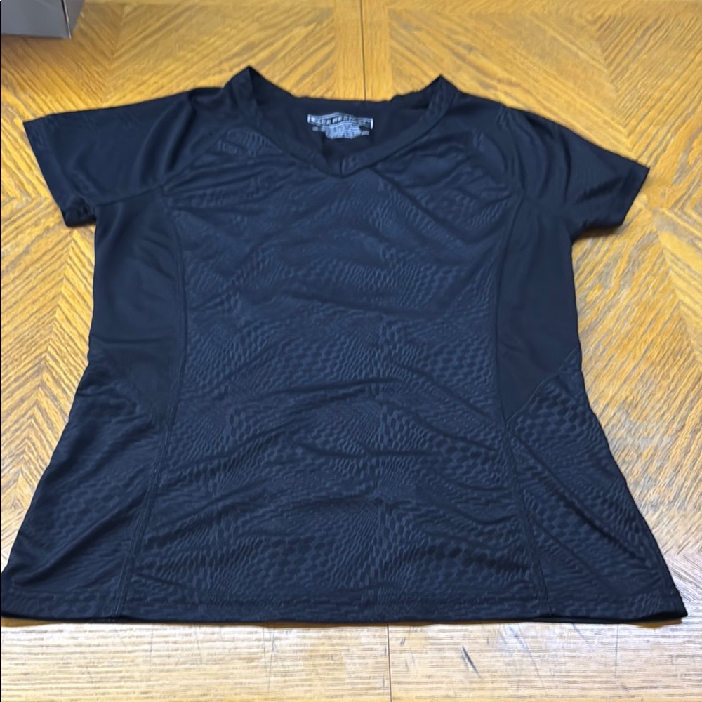 Tek Gear Black Short Sleeve Crew Neck T-Shirt